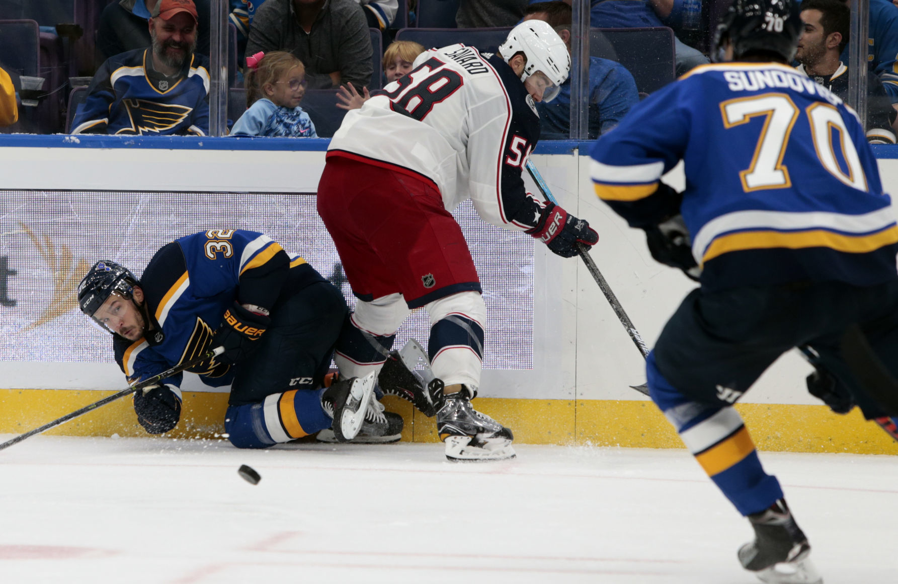 Blues host preseason game against Blue Jackets